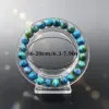 Wholesale Round Natural Stone Couple Bracelets Featuring Beading Craft With Twisted Rope Chain Material