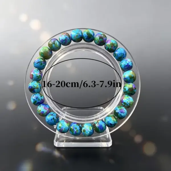 Wholesale Round Natural Stone Couple Bracelets Featuring Beading Craft With Twisted Rope Chain Material