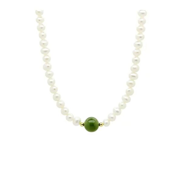 Wholesale Glass, freshwater pearl, green bead bracelet, necklace, stacked jewelry