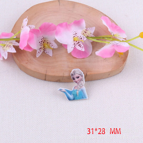 Wholesale Cartoon acrylic girl heart bag pin accessories pendant creative mobile phone patch DIY patch OLY Exclusive