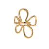 Wholesale Titanium steel openwork flower ring, stainless steel ring that won't fade.