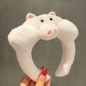 hairband (stuffed ham pig)