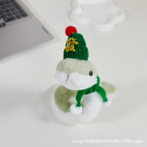 Hair green hat / 35cm