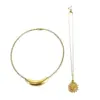 Wholesale 316L Stainless Steel Sun Waterproof Non Tarnish Surgical Steel Lady Cable Chain Pendant Necklace For Women's