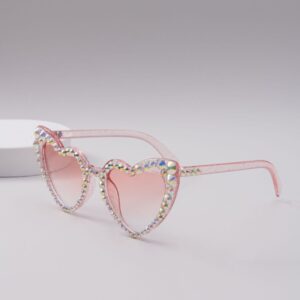 Translucent pink full of diamonds