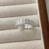 Wholesale Electroplated Flowers Ring For Women In Silver Plated Brass Featuring Elegant Floral Design