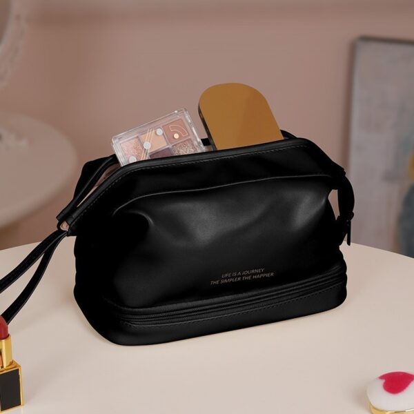 Wholesale Large Capacity PU Cloud Cosmetic Bag Niche Design Travel Multifunctional Storage Bag Advanced Sense Waterproof Toiletries Bag