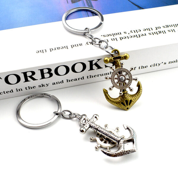 oly-251202e48803aa4e28cf0f2d4355e0de Wholesale direct supply personalized retro pirate ship keychain anchor will turn keychain pendant ornaments