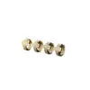 Wholesale Unisex Cross Earrings For Everyday Wear Featuring Electroplated Finish And Copper Ear Pins With Zircon Inlay