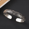 oly-2556e4d727c614e245c3252a5f9d1314 Wholesale Handmade Miao silver distressed bracelet female ethnic style retro court carved ancient silver bracelet personality exotic bracelet
