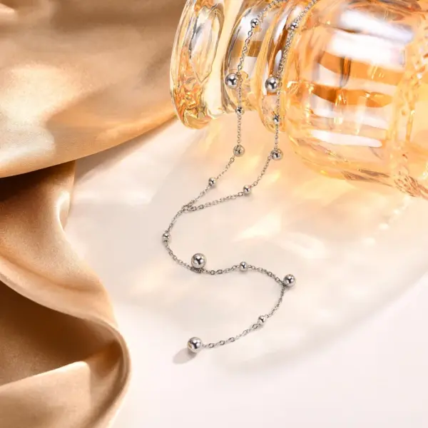 Wholesale PVD Coated Real Gold Plated Geometric Stainless Steel IG Style Waterproof Non Tarnish 304 Stainless Steel Pendant Necklace