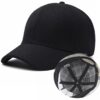 Wholesale Big Head Wool Warm Baseball Cap Men's Winter Thickened Cold-proof Dad Grandpa Hat plus size Cap Men's