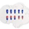 Wholesale Ballet Dream Detachable Nail Stickers Independence Day Wearable Fake Nails Silicone Material Grid - Nihaojewelry