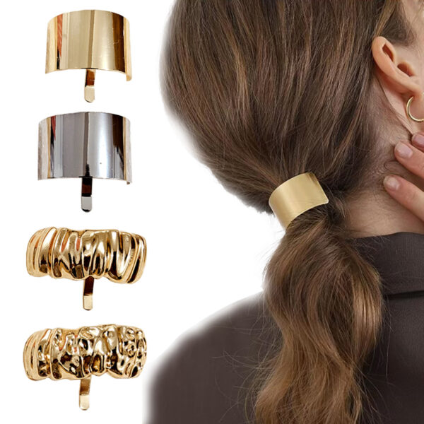 Wholesale hairgrip Geometric U-shaped Hairpin Back Head Hook Ponzetail Clip Hair Plug Hair Accessories Hair Buckle Headwear
