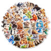 oly-26be74065f95b971470ea810d9dad486 Wholesale 50 warm small animal graffiti stickers all kinds of small animal to touch creative waterproof stickers