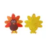 oly-26c2cd242767a7c1080a36e6eeaab98e Wholesale Thanksgiving Acrylic Turkey Pendant Earrings Necklace Keychain Single-Sided Glitter Powder Creative DIY Accessories