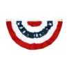 oly-26ce17588a70775f4b0dffe021114ebf Wholesale 4th Of July Independence Day Decorations Foldable Semi-Circular Flag Outdoor Courtyard Arrangement Fan-Shaped Polyester Simple