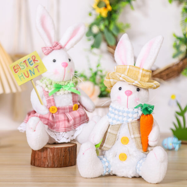 oly-26d96406e7a9138d1103902149fcd9d5 Wholesale Easter Bunny Doll Holiday Party Cute Doll Decoration Creative Scene Props