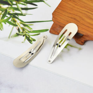 Silver water drop clip 5cm