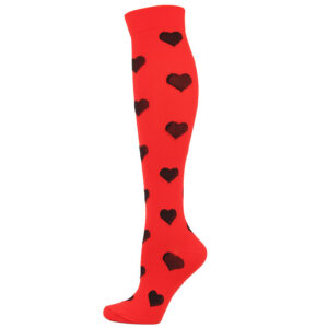 Black Heart with red background / XXL (above 45 yards)