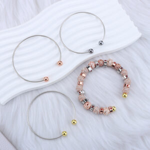 oly-27110f44cbbe78b6207c0578bd642ebf Wholesale DIY Beaded Bracelet Unlimited Creative Couple Handstring Beaded Round Head Bracelet Bracelet in stock Hair