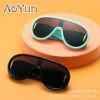 oly-271fd00c09987d51e2a2270dac374af6 Wholesale ig Internet celebrity children's sunglasses personality trendy cool one-piece children's sunglasses toad frame hip hop glasses