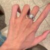 oly-274e1638b563d992292f693cbb4999d5 Wholesale Ins Retro Ring Ring Middle Ancient Opening Light Luxury Zircon Elegant High Fashion Niche French Index Finger