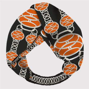 Cross Hair Band -21 / twill silk
