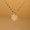oly-27fb843121ebca599c8e6ac0153630c1 Wholesale Jewelry Elegant Glam Heart Shape Stainless Steel Zircon Plating Inlay Pendant Necklace
