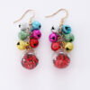 oly-2814f3d7852d18e1d041d7a3fe704b18 Wholesale Christmas Colorfulful Earrings, Versatile, Creative, Simple, Multi-Colorful Bells, Tassel Earrings, Exquisite Christmas Carnival Earrings