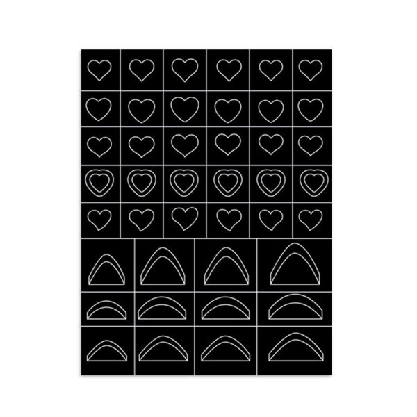 oly-282596a1a4c51e534a2456eeee4b6240 Wholesale Net red hollow stickers upgrade French flower love butterfly spray gun spray template nail nail stickers