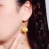 oly-282f31420548b60b47487ff4d9ebbd11 Wholesale Ancient style gold-plated lotus a perfect wedding accessory, a Valentine's Day gift for your girlfriend.
