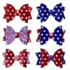 Wholesale Cartoon American Independence Day Hair Clip Star Bow Hair Accessories Festival Hair Clip Girl Hair Accessories