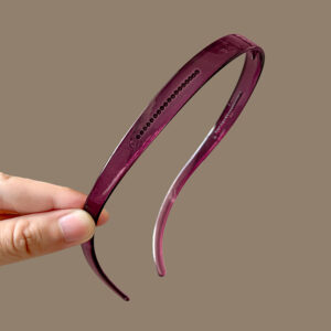 [transparent purple] glasses hairband