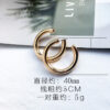 oly-287555d5cefe31841cbbed8ca9a965bd Wholesale popular jewelry wholesale C-shaped circle metal earrings female wide face earrings personality exaggerated jewelry