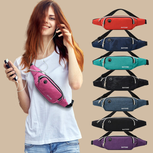 oly-287df27cda953d9a989e8cdd8345d580 Wholesale Close-fitting waist bag men's sports running belt bag chest bag women's fashionable small lightweight waterproof wear-resistant