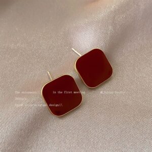 Burgundy square