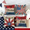 Wholesale Plush Pillow Case Featuring United States Pattern, Perfect for Independence Day Decoration - Nihaojewelry