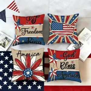 Wholesale Plush Pillow Case Featuring United States Pattern, Perfect for Independence Day Decoration - Nihaojewelry