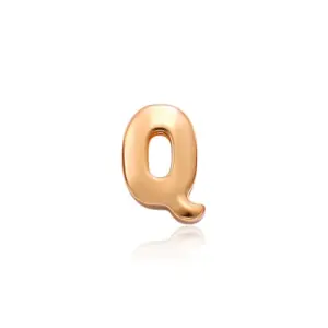 Rose Gold Letter Q