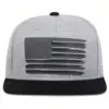 Wholesale American Flag Outdoor Hip-Hop Women Flat Brim Hat In Polyester With Printing, Adult Cap