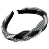 Wholesale French High-end Hair Accessories Twist Rhinestone Pearl Headband High Cranial Top Face Small Headband Non-slip Hair Clip Headwear for Women