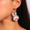 oly-290c0235d75b06995ff47e2cae8fd7ab Wholesale jewelry Halloween series skull rabbit earrings creative design cartoon earrings pendant