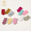 Wholesale  powder Valentine's Day love children's hair clip baby all-inclusive clip girls side clip in stock