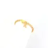 Wholesale Universal Electroplated 18K Real Gold Personalized Fashion Initial Heart Magnet Clasp Women's 201 Stainless Steel Chain Bracelet