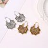 oly-2978d6a5b71016a729ddaf1f5576431e Wholesale Ethnic earrings exotic mood retro metal hollow flower earrings Bohemian carved court style earrings