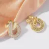 Wholesale 1 Pair Simple Style Geometric Plating Copper Earrings