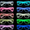 Wholesale Luminous Plastic Party Glasses Night Theme Neon Party Concert Atmosphere Props Bar Decoration Glasses Frame Glow In The Dark