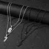 Wholesale Number Necklace For Women With PVD Vacuum Plating, 18K Real Gold Plated 304 Stainless Steel, Featuring Box Chain