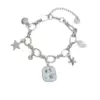 Wholesale Stainless Steel Marine Element Bracelet Shell Starfish Pearl Pendant Bracelet Vintage Art Fashion Bracelet